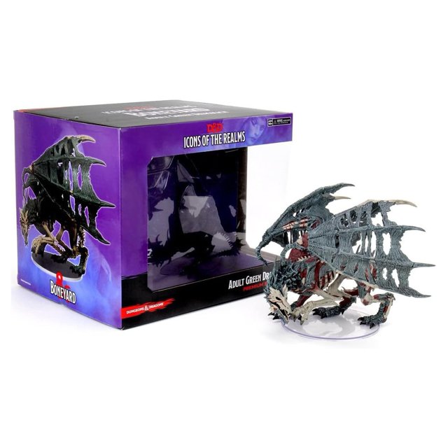 WizKids Dracolich verde adulto - Boneyard D&D Iconos de reinos gigantescos | Mini