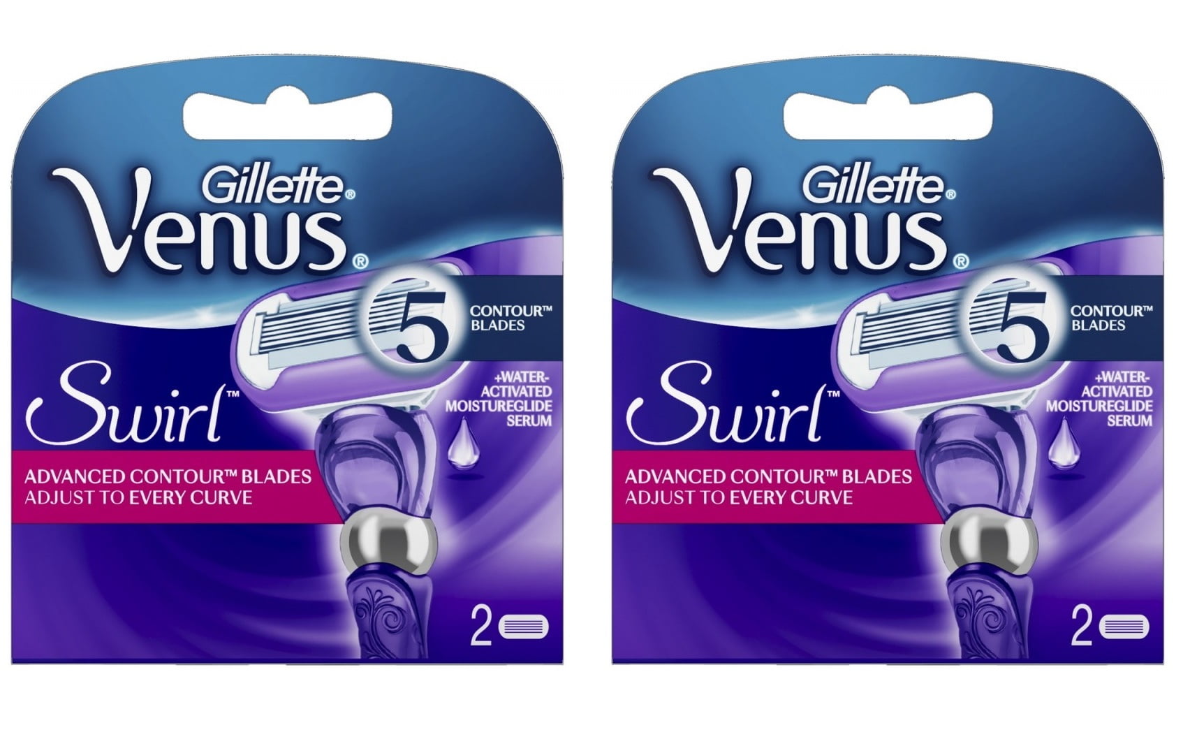 Gillette Venus Swirl Refill Blade Catridges, 4 Count