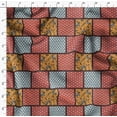 thumbnail image 4 of Soimoi Pure Silk Orange Fabric By the Yard - 42 Inch Wide - Patchwork Patchwork Theme Geometric Material - Artistic and Modern Patterns for Various Uses Printed Fabric, 4 of 6