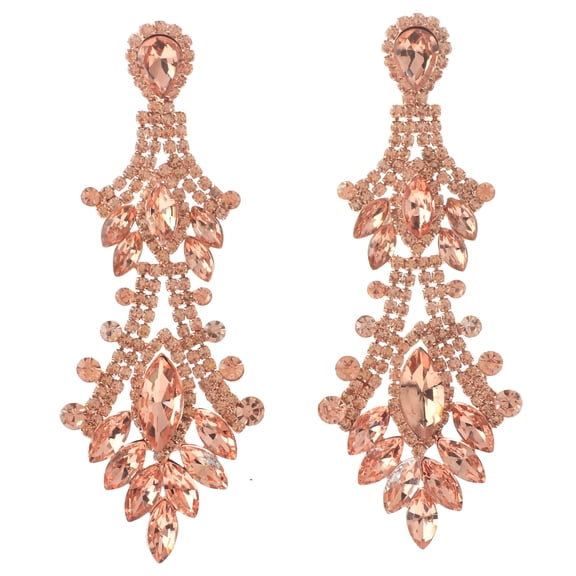 Crystal Rhinestone Drop Earrings