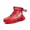 thumbnail image 1 of Kideng Mens Sneakers Breathable Lightweight Steel Toe Safety Work Shoes 2d7719, 1 of 5