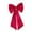 Red, variant on Detachable Satin Bow Elegant Fashion Detachable Bow for Outfit Parties Dress Black White