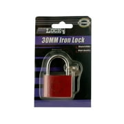 Angle View: Bulk buys 1pc red padlock