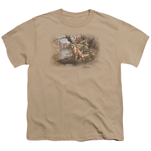 Wildlife Ready To Go On S/S Youth 18/1 T-Shirt Sand