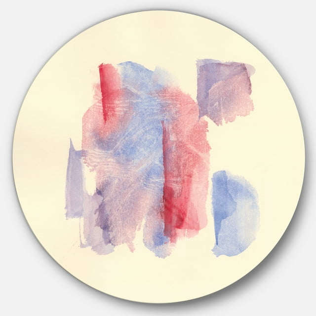 Designart 'geometric Pastel I' Art Mural Géométrique en Métal