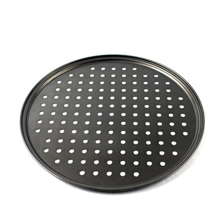 

Pizza Steel Pan for Oven Pizza Crisper Pan with Holes Nonstick Round Pizza Baking Sheet Oven Tray Perforated Carbon Steel Pizza Bakeware For Home Restaurant Kitchen Baking