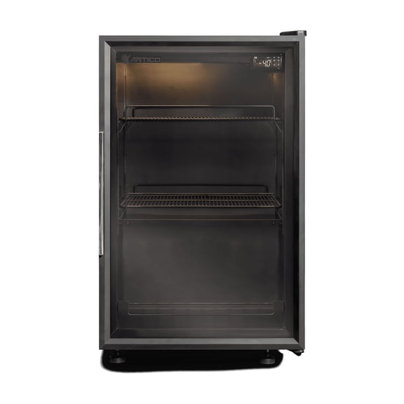 ARTICO Beverage Cooler – Built-in or Freestanding, Smart Temperature Control, Ultra-Quiet Operation, LED Lighting, Compressor Cooling, Modern Design (Black, 30 Bottles)