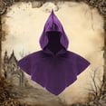 thumbnail image 2 of HNMKIU Performance Drama Festival Cape Wrap With Hooded Design For Year Round Use With Robes And Purple,One Size, 2 of 4