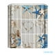 thumbnail image 3 of Wosthever Cortina de baño de 180x200cm, cortinas de ducha impermeables, pantalla de baño geométrica 3D, cortina impresa para baño, alta Natural Juegos de accesorios de baño No.07 Wosthever HA6768-07B, 3 of 6