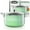 Green, variant on Granitestone Diamond 5 Qt Nonstick Stock Pot Soup Pot Pasta Pot Stew Pot with Tempered Glass Lid-Oven & Dishwasher Safe