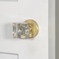 thumbnail image 4 of Viaggio Clomlnqdc_Sd Motivo Solid Brass Non-Turning One-Sided Dummy Door Knob - Black, 4 of 7