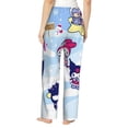 thumbnail image 3 of Saiise Sanrio Av Womens Pama Pants Stretch Comfy Lounge Pants Drawstring Sleep Bottoms with Pockets, 3 of 7