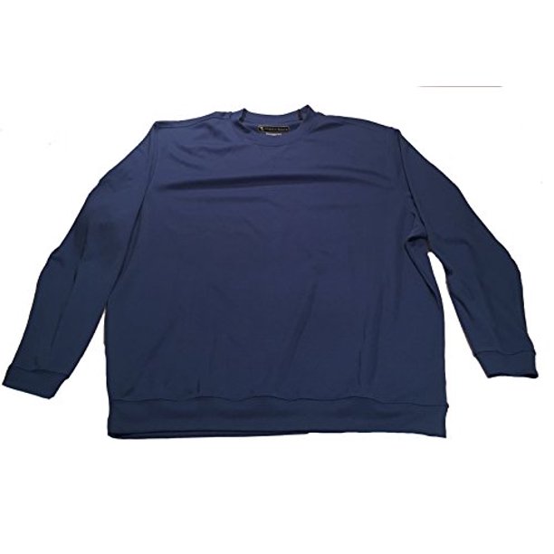 Pebble Beach Performance Mens Crew Neck Golf Pullover (Blue, XL