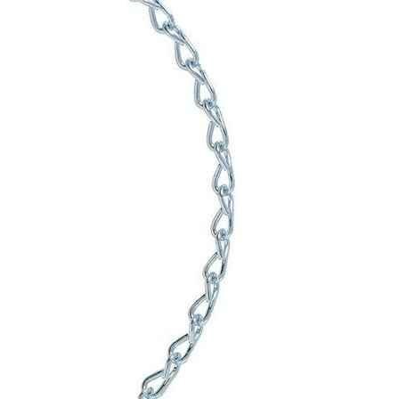 Koch Industries 5058132 0.109 in. x 10 ft. No.12 Single Jack Steel Binder Chain, Silver