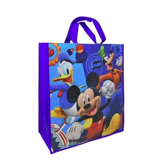 Mickey & Friends Blue Large Non Woven Tote Bag