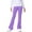 E-133Purple, variant on FAOWME Big Kids Girls Pants High Waisted Solid Color Comfortable Stretch Fashionable Flare Leggings Trousers For Daily Wear Khaki 11-12 Years