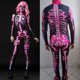 thumbnail image 2 of Mono De Halloween Sexy Estampado Esqueleto Disfraz De Cosplay De Manga Completa Para Mujer, 2 of 4