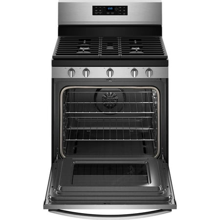 Whirlpool - 5.0 Cu. Ft. Self-Cleaning Freestanding Gas Convection Range
