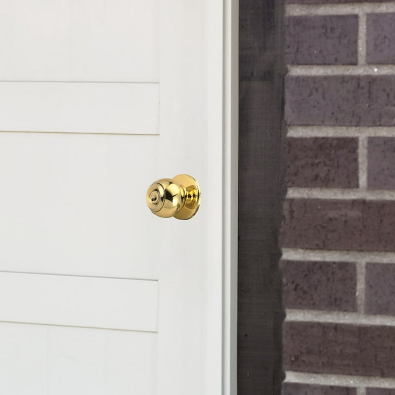 Ball Dummy Door Knob Polished Brass ǀ Hardware & Locks ǀ Today's Design  House