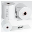 Thermal Receipt Paper Rolls, 31/8 x 230ft Thermal Paper, POS Cash