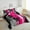 Black Gray Hot Pink, variant on Erosebridal Black Hot Pink White Bedding Sets King with Comforter, Modern Ombre Watercolor Duvet Insert, Abstract Room Decor, Reversible 3pcs