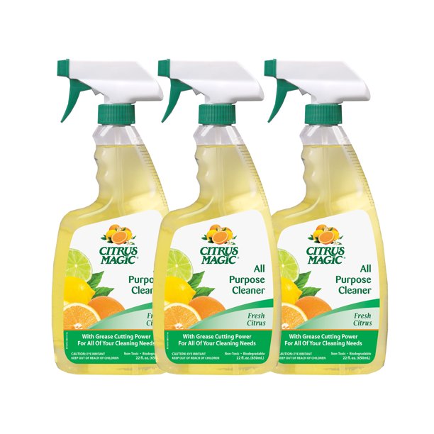 Citrus Magic All Purpose Cleaner, Fresh Citrus, 22Fluid Ounce, Pack of