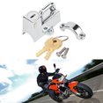 thumbnail image 1 of Motorcycle Helmet Lock, Motorcycle Grip Lock Durable Portable  For Bicycle, 1 of 8