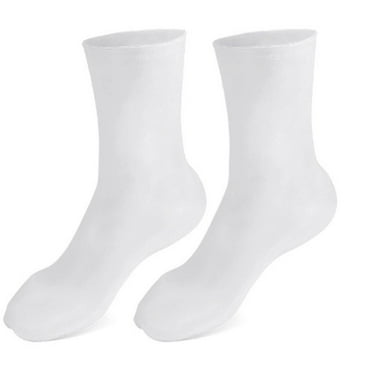 AUQ Socks for Women,Breathable Grip Socks for Active Feet,Skin Nourishing Crew Socks for Every Occasion,White,S