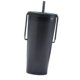 thumbnail image 4 of Taza aislada de acero inoxidable, 20 tazas de viaje, taza de té con leche a prueba de fugas, taza aislada para camping, sala de estar, oficina, hogar, Negro, 4 of 8