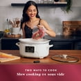 thumbnail image 3 of Crock-Pot Programmable 6-Quart Slow Cooker with Sous Vide, Oat Milk, 3 of 7