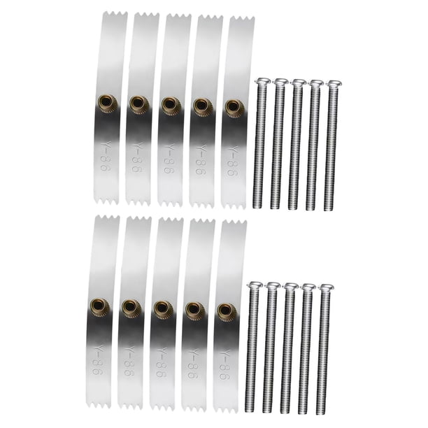 Kit de reparación de caja de pared tipo 86 de 10 piezas, kit de reparación de caja empotrada, para instalar cajas de conexión de interruptores