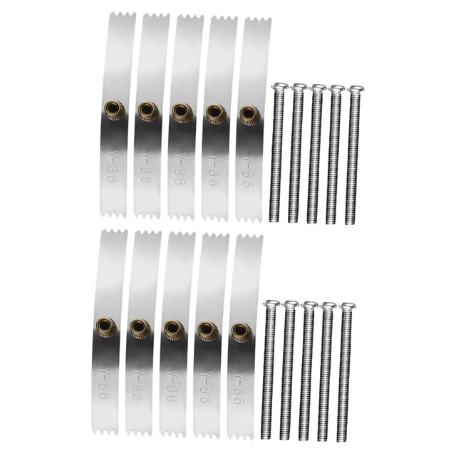 Kit de reparación de caja de pared tipo 86 de 10 piezas, kit de reparación de caja empotrada, para instalar cajas de conexión de interruptores