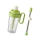 thumbnail image 4 of Botella de agua de taza de agitación portátil para jugo de café botella de agitador reutilizable con trituradora de hielo palo para la fiesta, 4 of 9