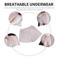 thumbnail image 3 of unbranded 1Ud Interior De Seguridad En Con Material Transpirable Y Elástico Para Mujer, 3 of 5
