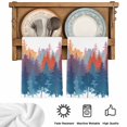 thumbnail image 5 of Abstract Forest Silhouette Kitchen Towels Set of 4, Bohemia Forest Trees Watercolor Absorbent Dish Towels for Kitchen, Microfiber Hand Towel, Quick Drying Tea Towel for Cleaning Decorative Dishcloths, 5 of 7