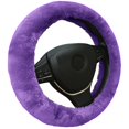 thumbnail image 2 of Australian Sheepskin Wool Steering Wheel Cover For Women & Men Universal 15 Inch Steering Wheels & Accessories Ecofriendly Wheel Cover For Car Car Access, 2 of 5