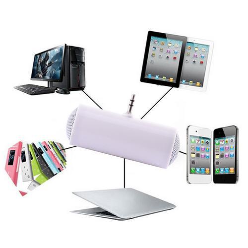 3.5 mm mini portable stereo speaker