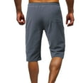 thumbnail image 2 of Abcnature Men's Athletic Shorts, Sports Gym Running Short Pants, Men's Casual Drawstring Pocket Solid Color Cotton And Linen Sports Shorts, Cargo Casual Hiking Shorts Gray XXL, 2 of 4