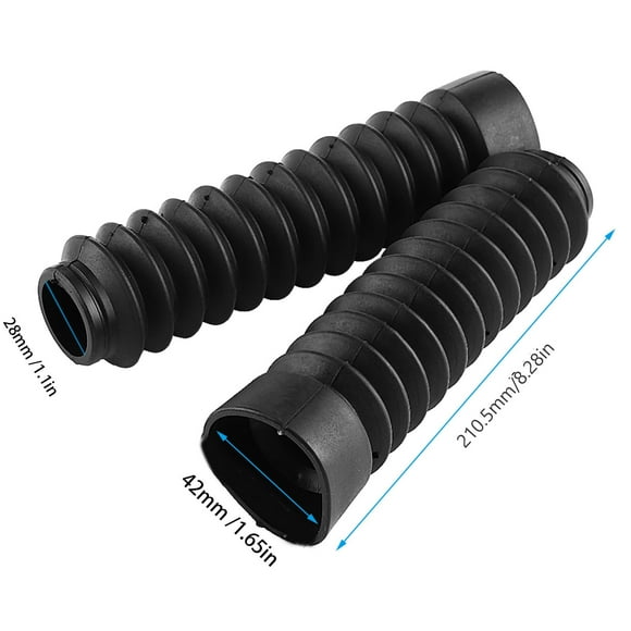 Cubierta del amortiguador, 210,5 x 42 mm, cubierta de horquilla delantera de motocicleta, cubierta de horquilla delantera, cubierta de horquilla multifuncional