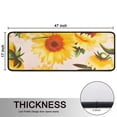 thumbnail image 5 of Kitchen Rugs Sets Of 2,Pink Sunflower Daisy Pattern Anti Fatigue Kitchen Mat Rugs Non Slip Washable,Decorative Kitchen Floor Mats for Kitchen,Sink,Laundry,17"x47"+17"x47", 5 of 5