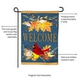 thumbnail image 3 of Autumn Songbirds Garden Flag 2 Sided Fall Leaves, 3 of 5