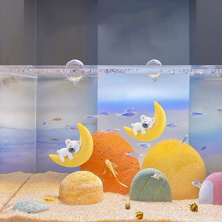 cute fish tank accessories AWXZOM Decorations (fish tank not included), aquarium coral decorations and Aquarium Artificial Plastic Plants Set, betta fish tank coral ornaments aquarium coral Aquarium Dcor : Pet Supplies not polluting your water condition 5 Cool Fish Tank Themes