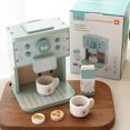 thumbnail image 1 of Wooden House Mini Simulation Coffee Machine Children‘s Role-playing Kitchen Fun Interactive Kitchen Furniture Toys Holiday Gift, 1 of 5
