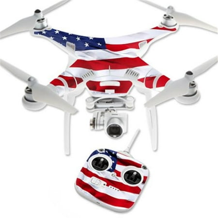 MightySkins DJPHAN3STA-American Flag Skin for DJI Phantom 3 Standard Quadcopter Drone, American Flag