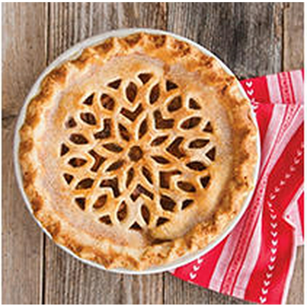 Nordic Ware 4Piece Pie Baking Kit with Decorative Crust Cutter (Heart/Lattice)