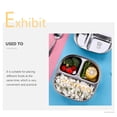 thumbnail image 3 of EeaseCA Stainless Steel Divided Plate Student Food Storage Plate Multi-grid Food Plate, 3 of 7