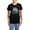 With Blue Strpe Pant, variant on - I Love Elephants Women's Dark Pajamas - Women's Short Sleeve Print T-Shirt and Pants Dark Cotton Pajama Set