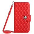 thumbnail image 4 of Allytech Wallet Case for iPhone 14 with Card Cash Slots, Luxury Premium PU Leather Kickstand Shoulder Strap Lanyard Shockproof Anti-Fall Full Body Protective Flip Shell - Red, 4 of 8