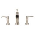 thumbnail image 2 of Ancona Eleganzia Widespread 2-Handle Bathroom Faucet in Brushed Nickel, 2 of 4