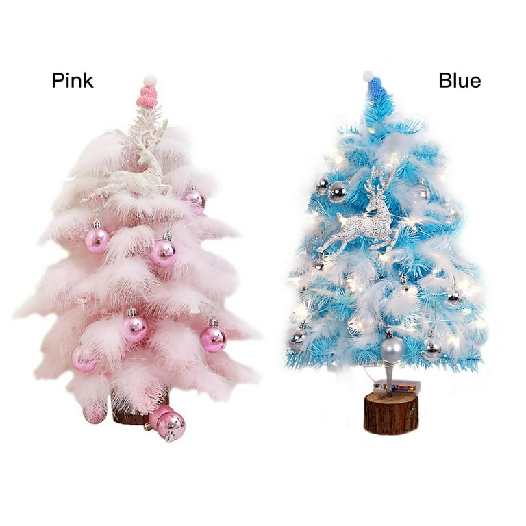 Handmade Christmas Ball Ornament – Light Pink Cotton Twine, Ribbon